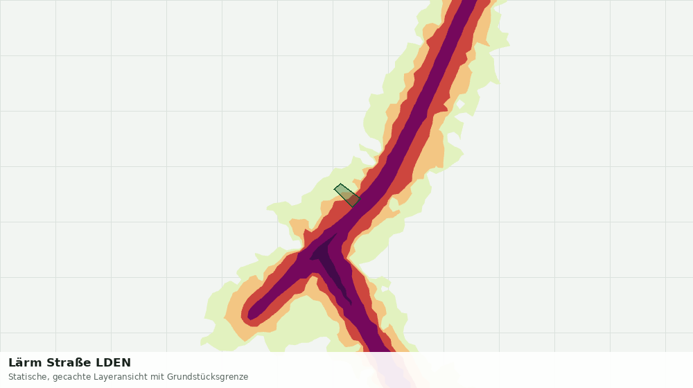 Statische Kartenansicht: Lärm Straße LDEN