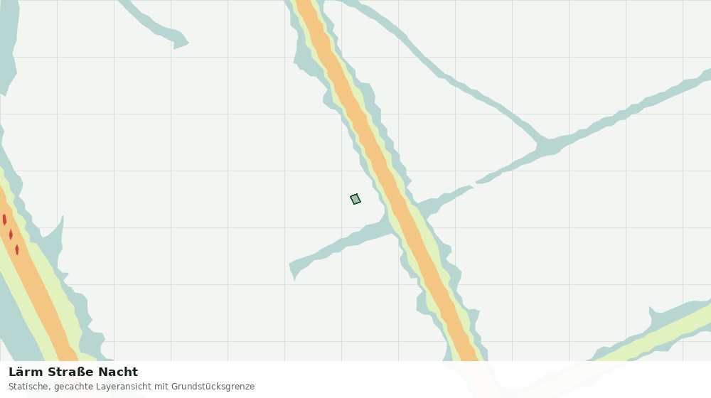 Statische Kartenansicht: Lärm Straße Nacht