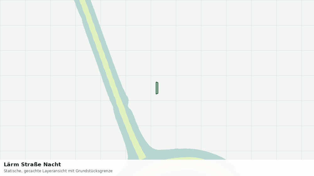 Statische Kartenansicht: Lärm Straße Nacht