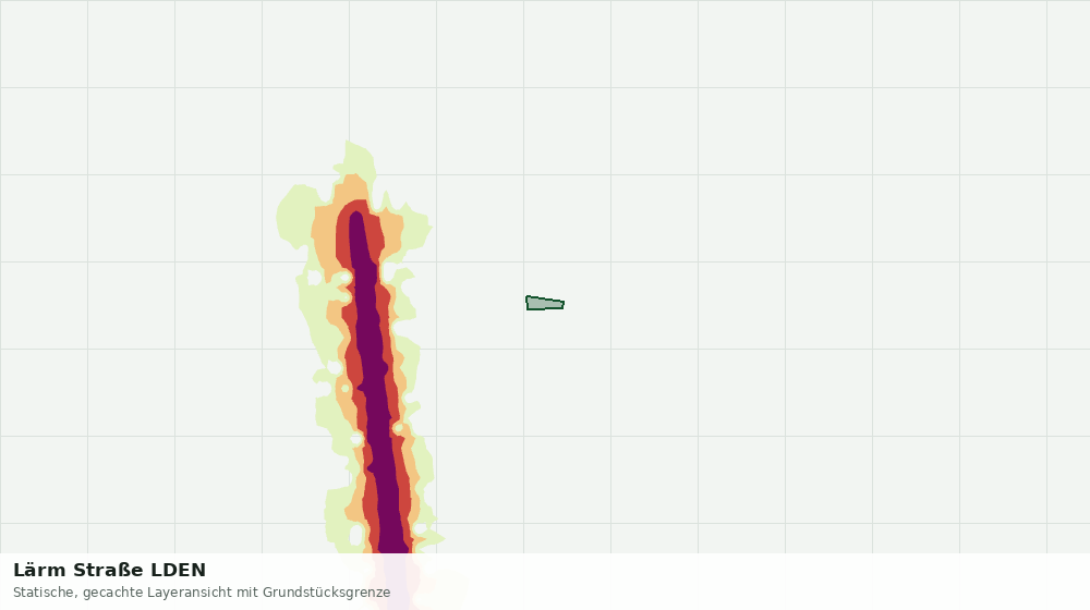 Statische Kartenansicht: Lärm Straße LDEN