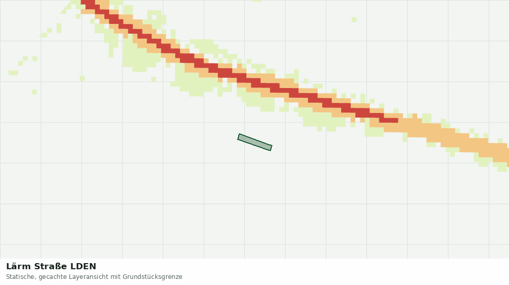 Statische Kartenansicht: Lärm Straße LDEN