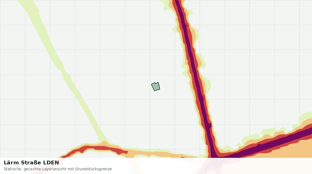 Statische Kartenansicht: Lärm Straße LDEN
