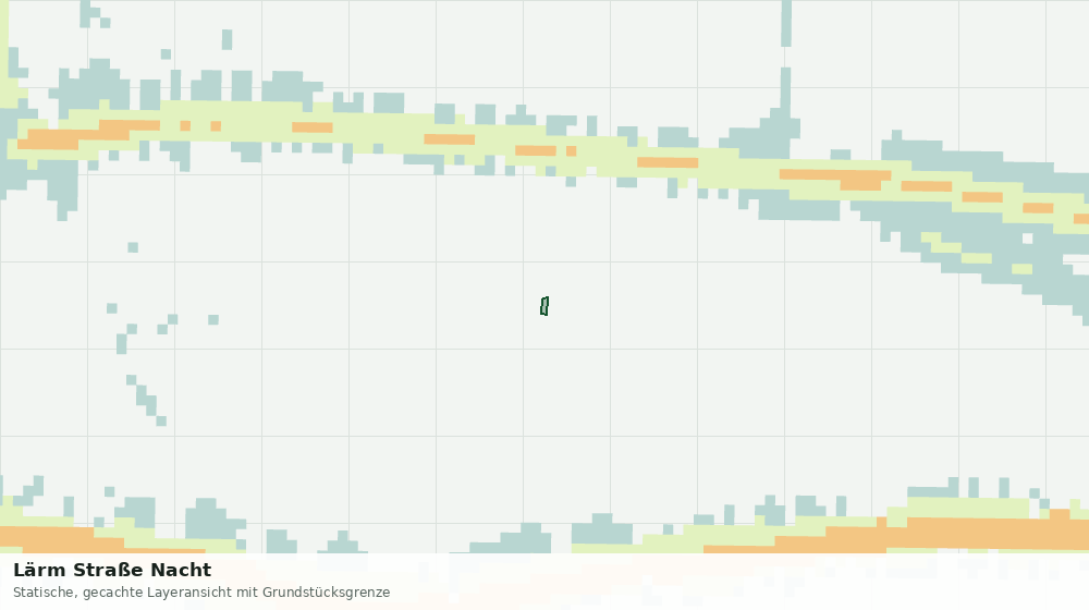 Statische Kartenansicht: Lärm Straße Nacht