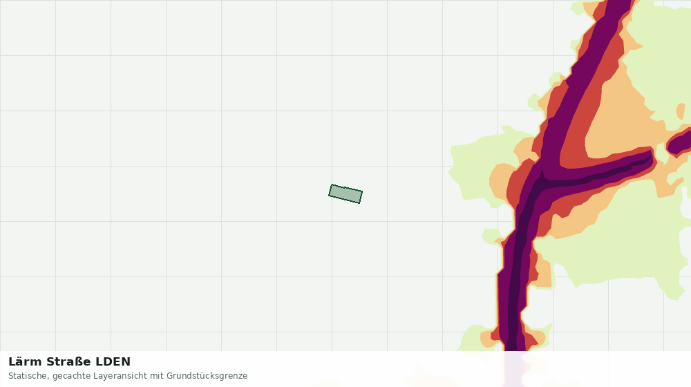 Statische Kartenansicht: Lärm Straße LDEN