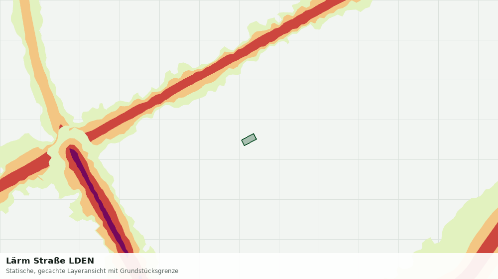 Statische Kartenansicht: Lärm Straße LDEN