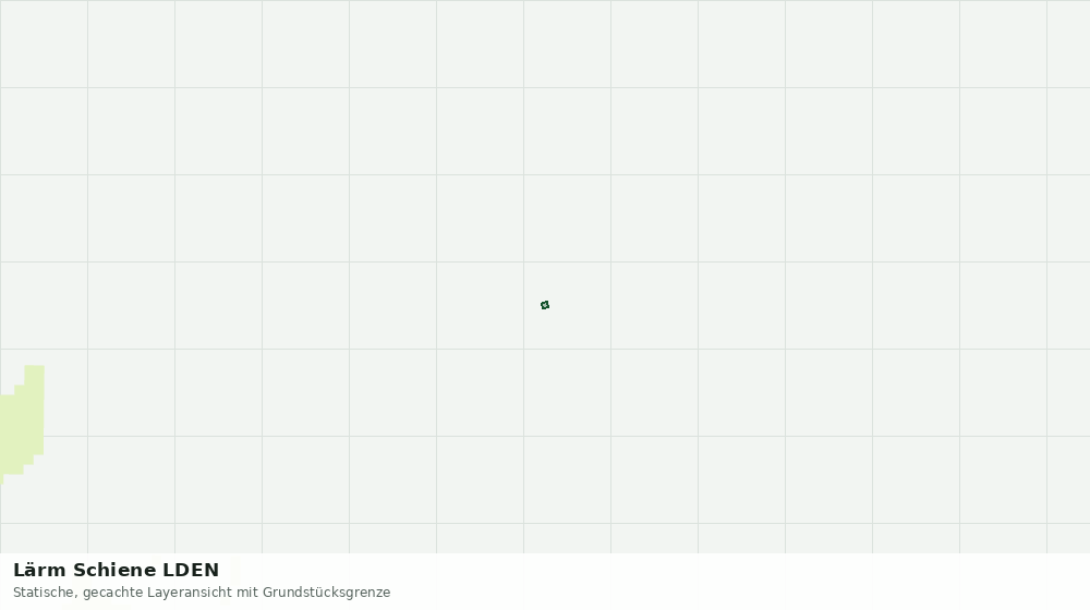 Statische Kartenansicht: Lärm Schiene LDEN