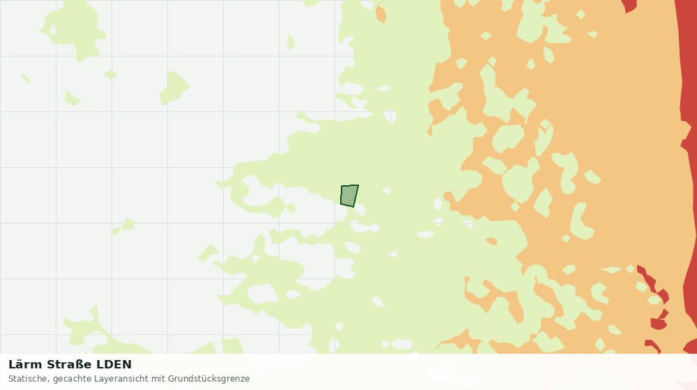 Statische Kartenansicht: Lärm Straße LDEN