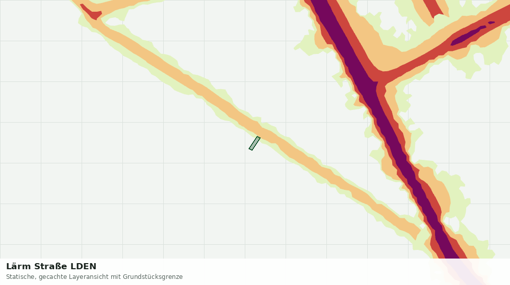 Statische Kartenansicht: Lärm Straße LDEN