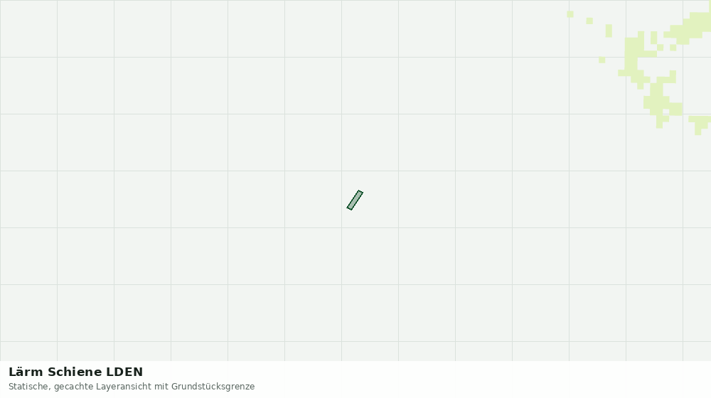Statische Kartenansicht: Lärm Schiene LDEN