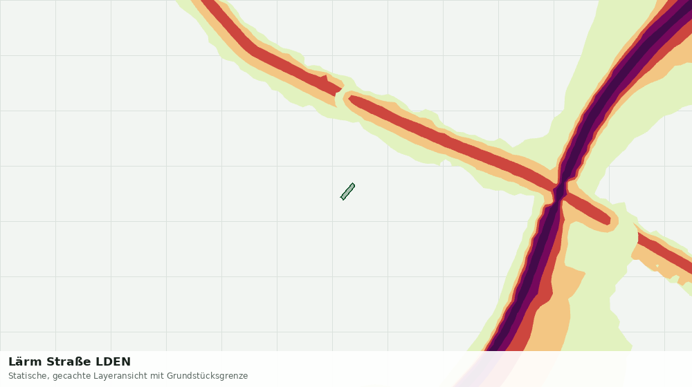 Statische Kartenansicht: Lärm Straße LDEN