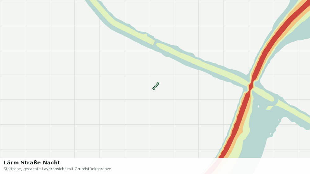 Statische Kartenansicht: Lärm Straße Nacht