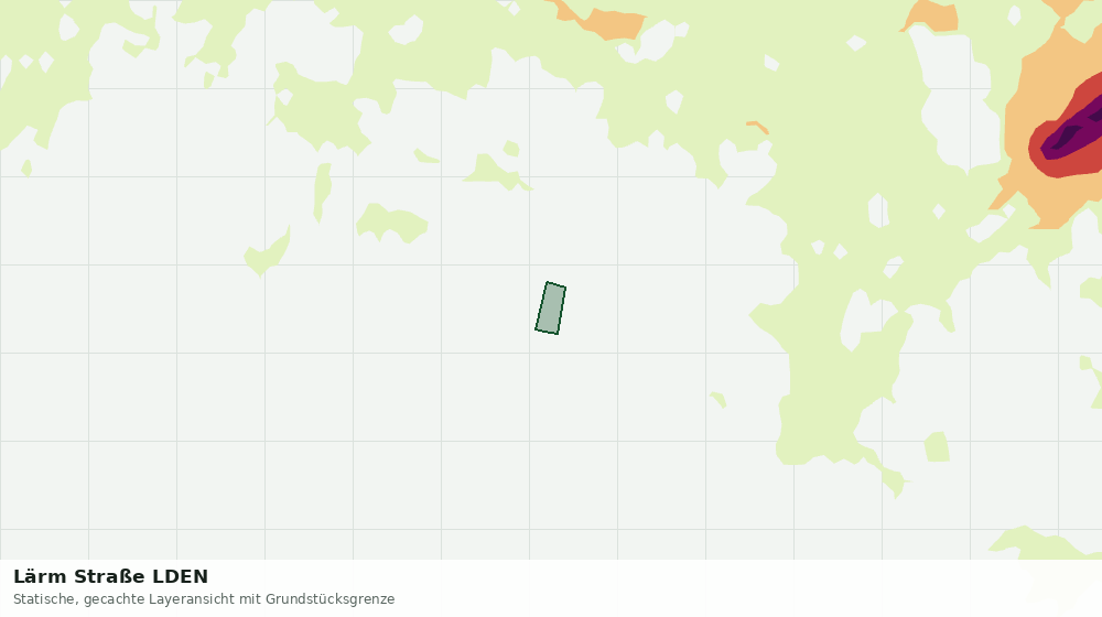 Statische Kartenansicht: Lärm Straße LDEN