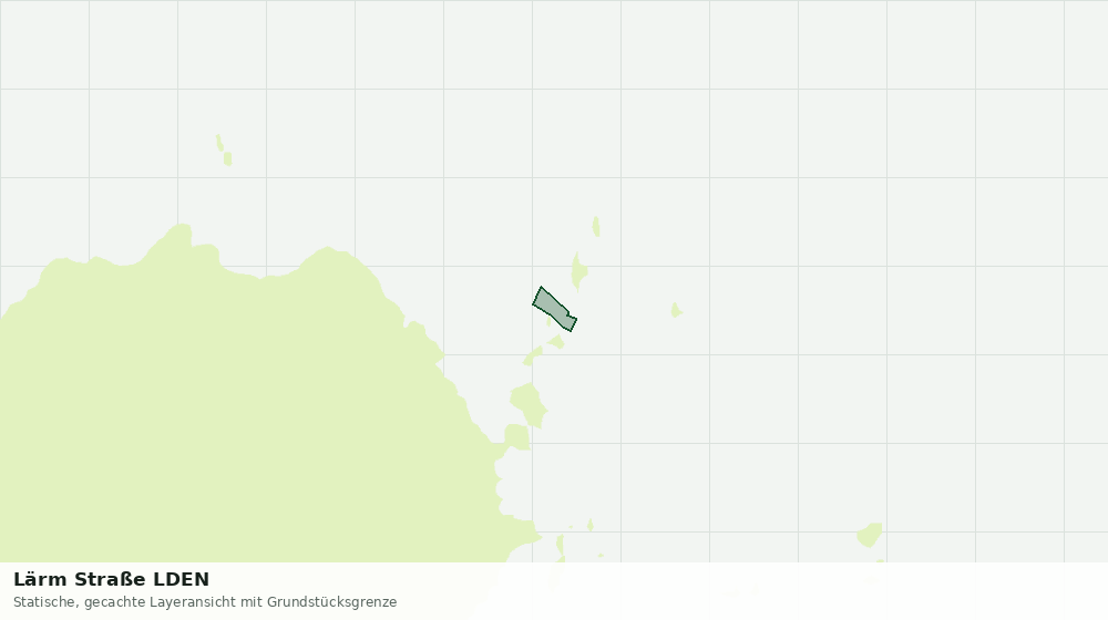 Statische Kartenansicht: Lärm Straße LDEN