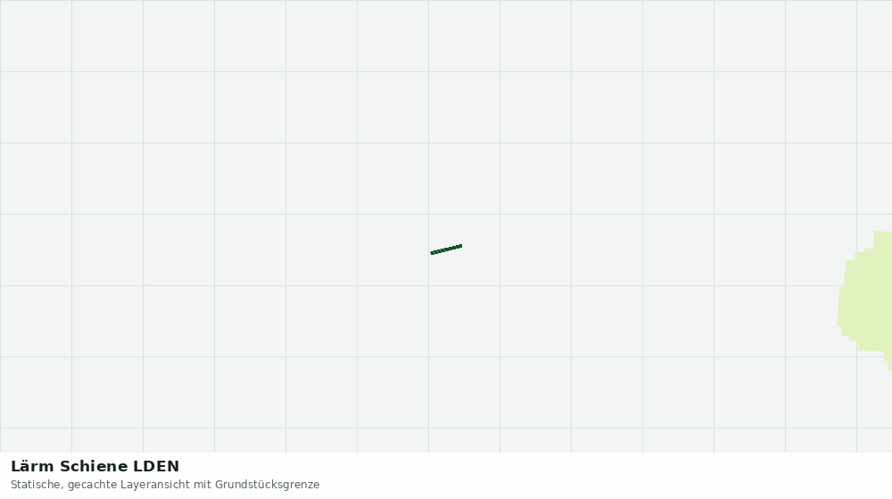 Statische Kartenansicht: Lärm Schiene LDEN