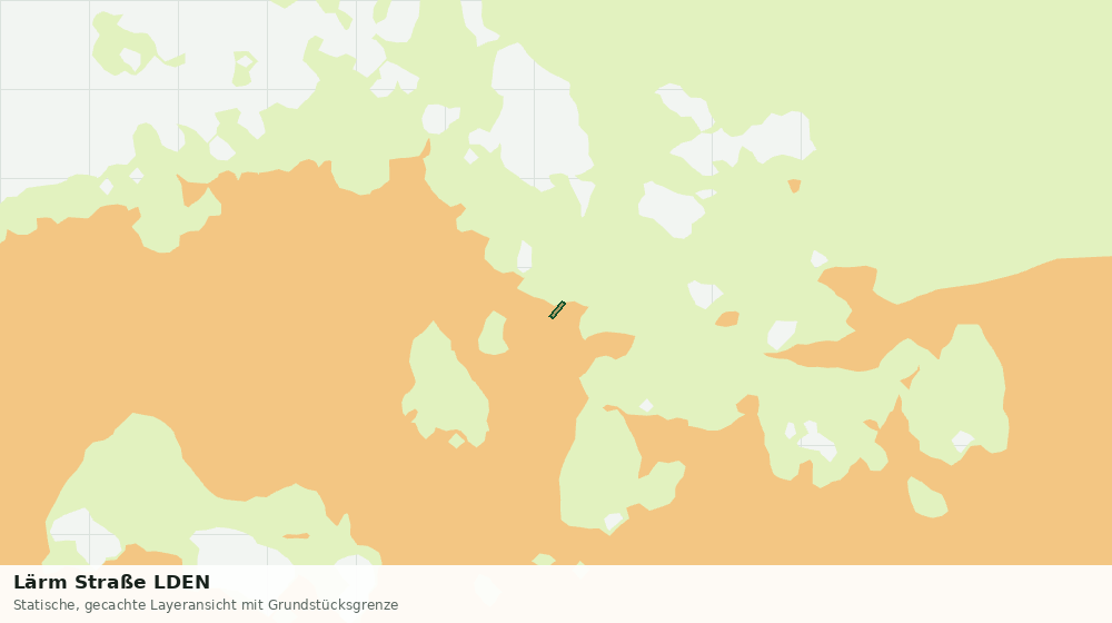 Statische Kartenansicht: Lärm Straße LDEN