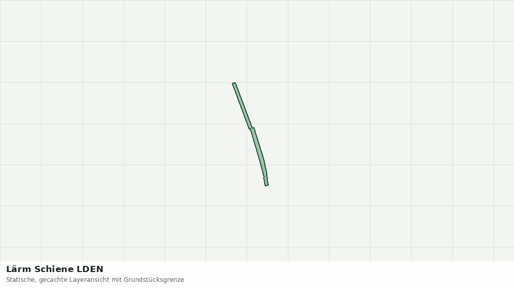 Statische Kartenansicht: Lärm Schiene LDEN