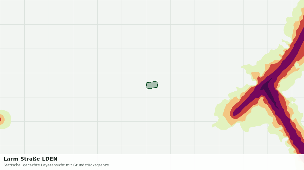 Statische Kartenansicht: Lärm Straße LDEN