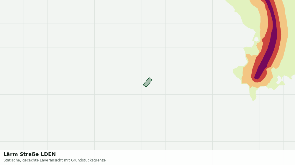 Statische Kartenansicht: Lärm Straße LDEN