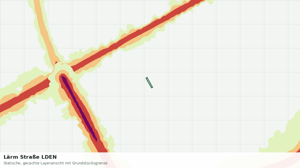 Statische Kartenansicht: Lärm Straße LDEN