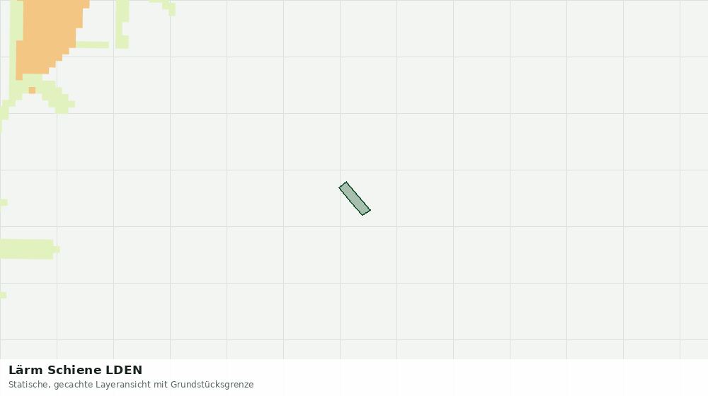 Statische Kartenansicht: Lärm Schiene LDEN