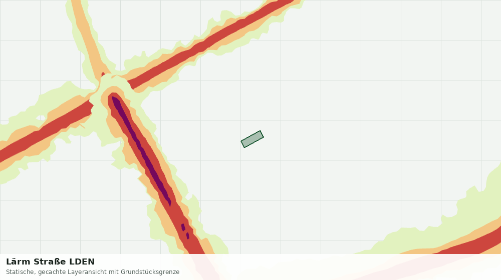 Statische Kartenansicht: Lärm Straße LDEN