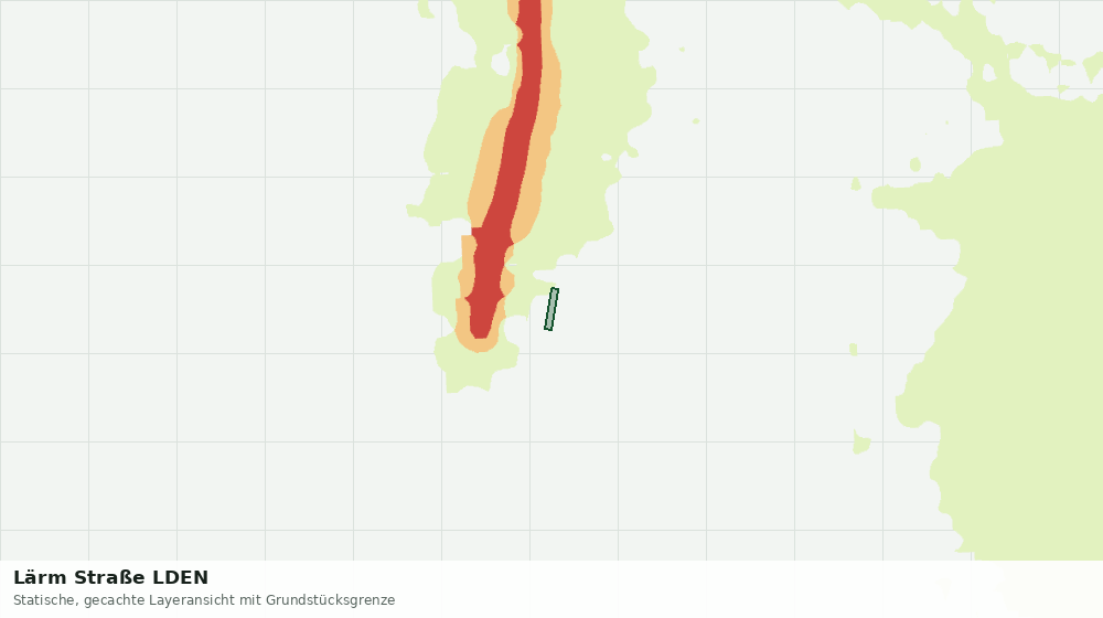 Statische Kartenansicht: Lärm Straße LDEN