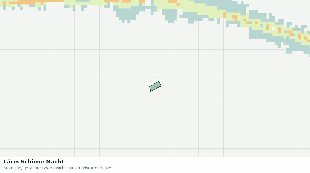 Statische Kartenansicht: Lärm Schiene Nacht