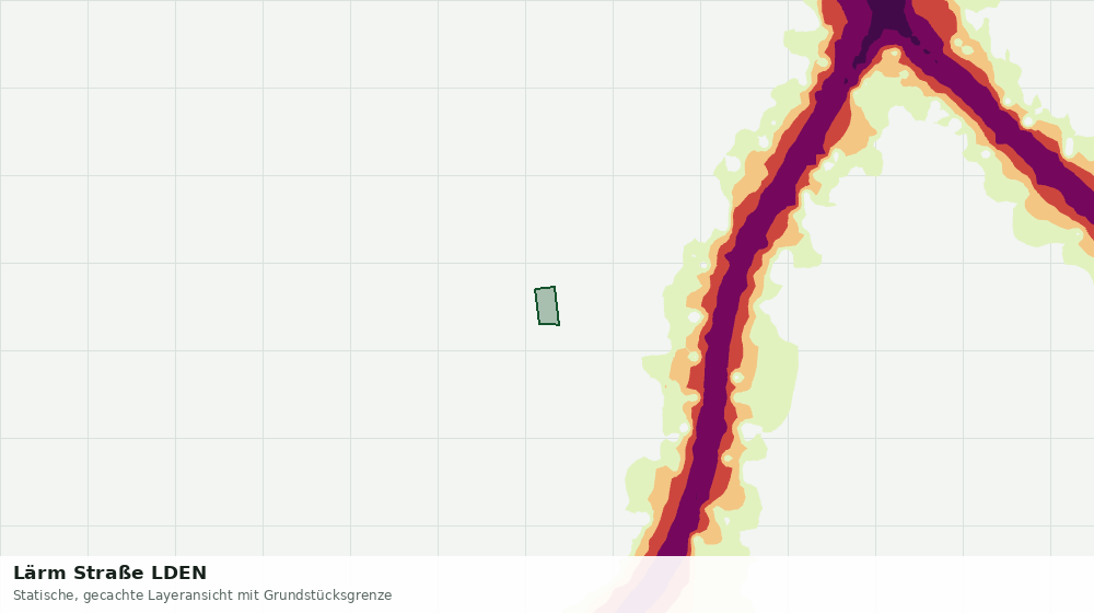 Statische Kartenansicht: Lärm Straße LDEN