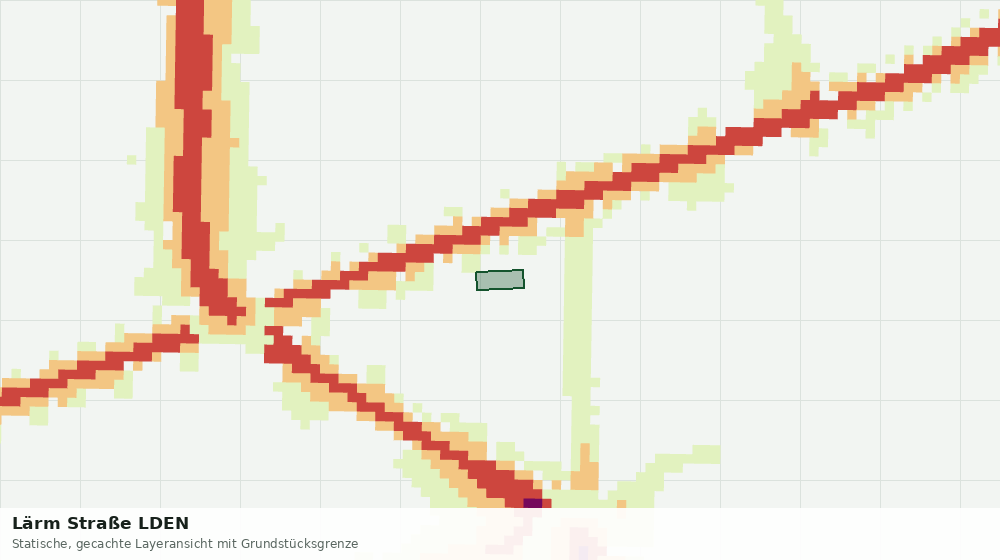 Statische Kartenansicht: Lärm Straße LDEN