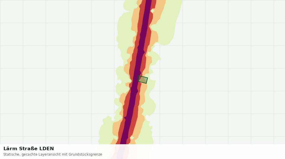 Statische Kartenansicht: Lärm Straße LDEN