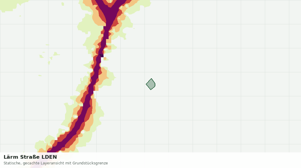 Statische Kartenansicht: Lärm Straße LDEN