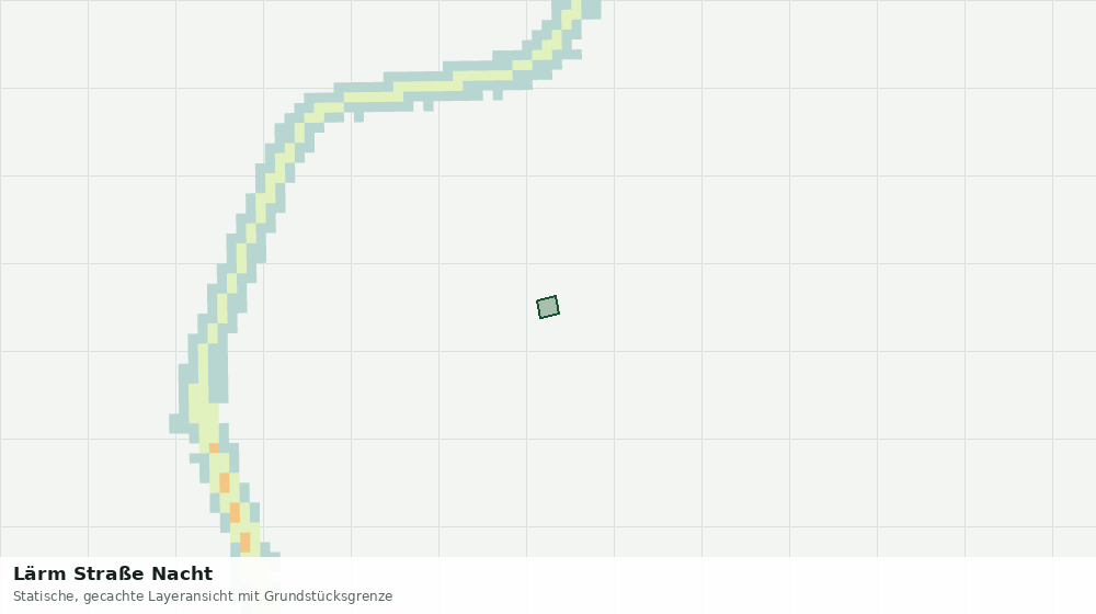 Statische Kartenansicht: Lärm Straße Nacht