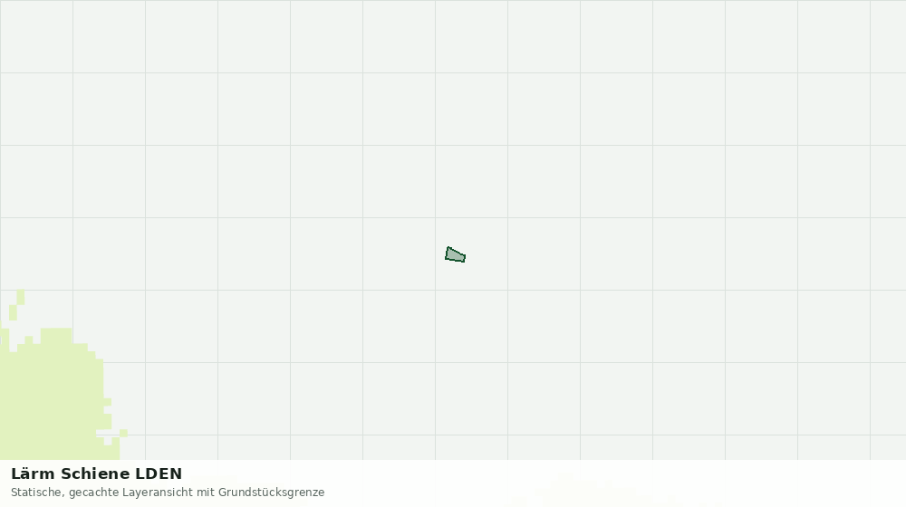 Statische Kartenansicht: Lärm Schiene LDEN