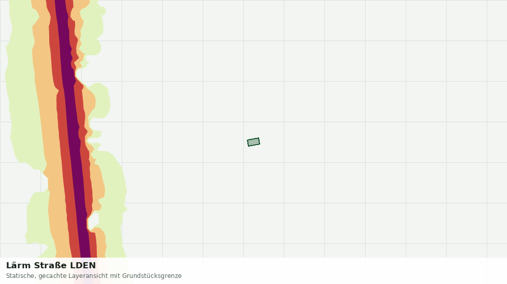 Statische Kartenansicht: Lärm Straße LDEN