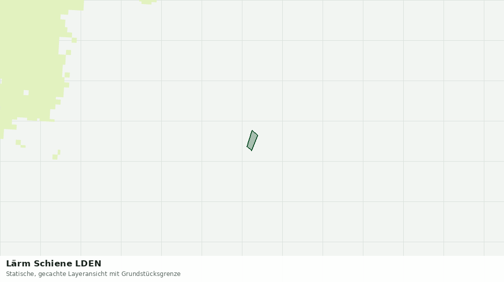 Statische Kartenansicht: Lärm Schiene LDEN