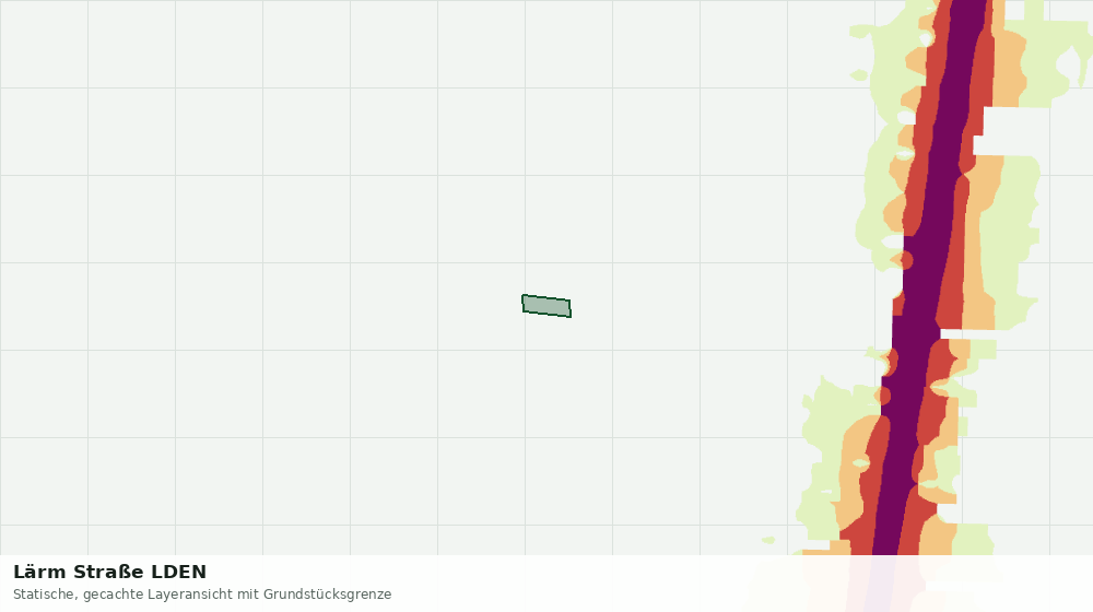 Statische Kartenansicht: Lärm Straße LDEN