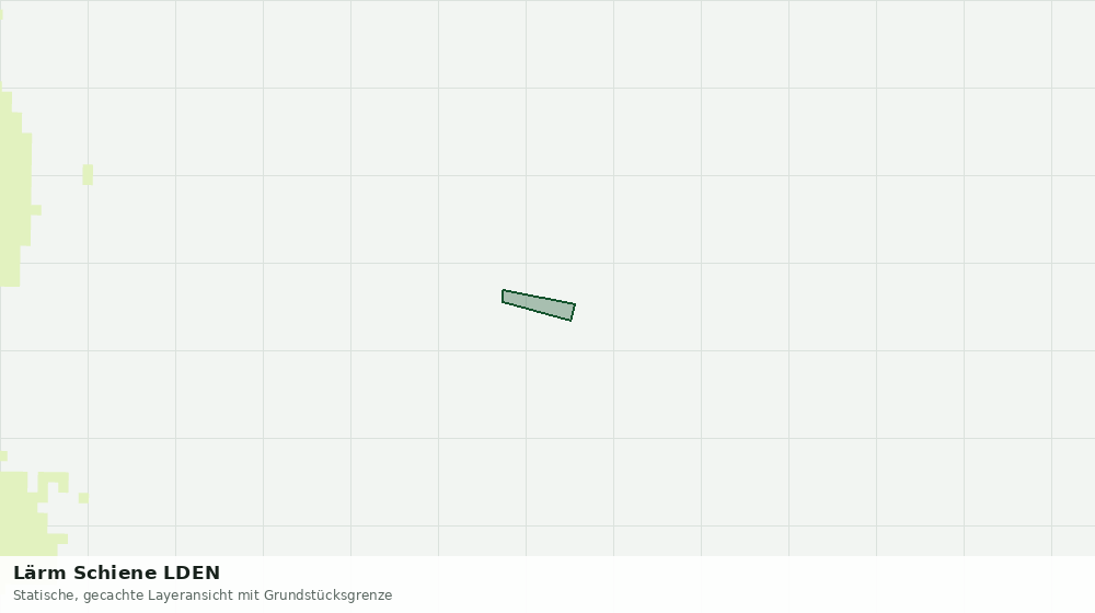 Statische Kartenansicht: Lärm Schiene LDEN