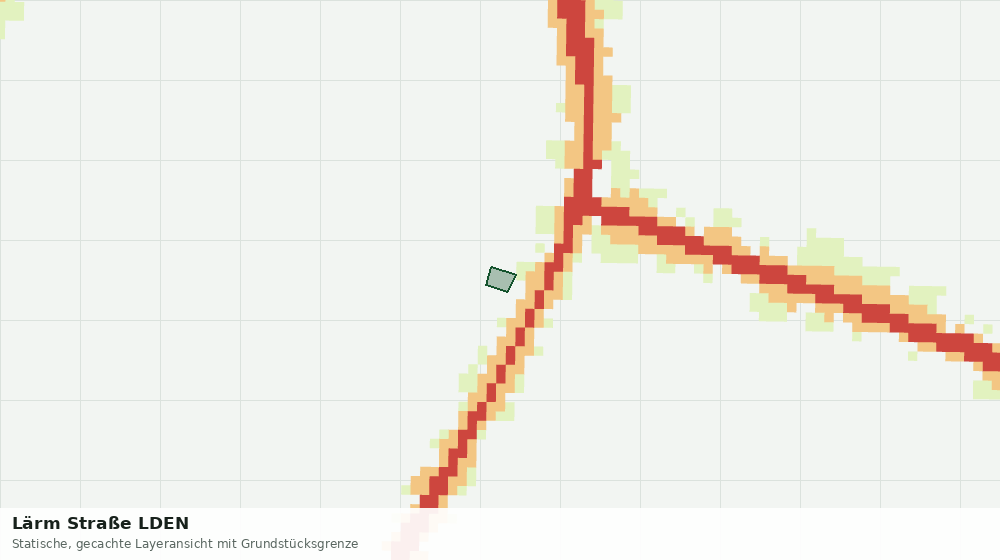 Statische Kartenansicht: Lärm Straße LDEN