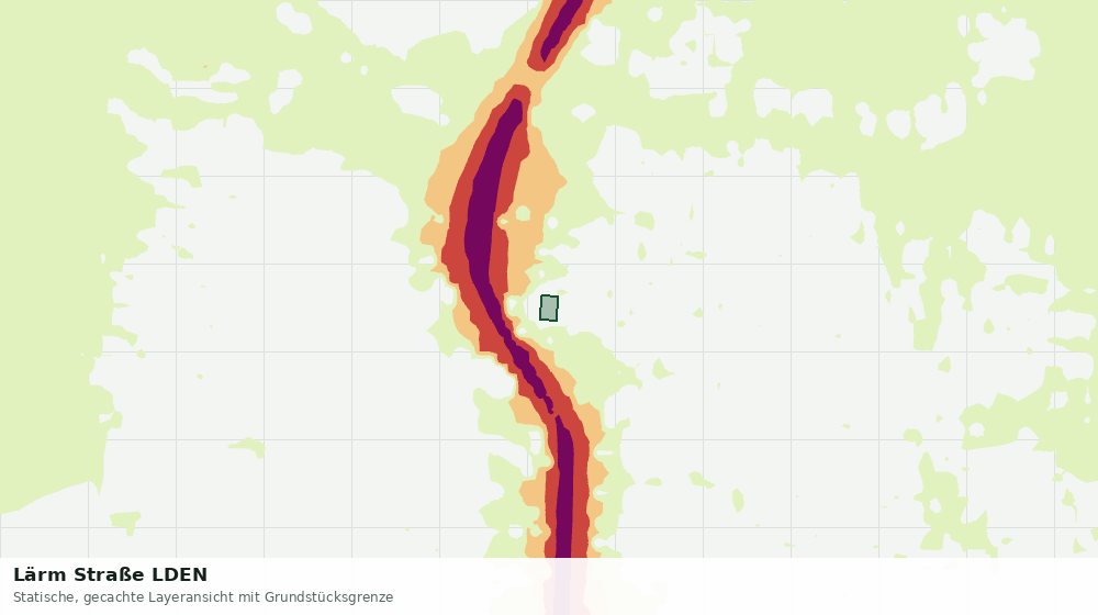 Statische Kartenansicht: Lärm Straße LDEN