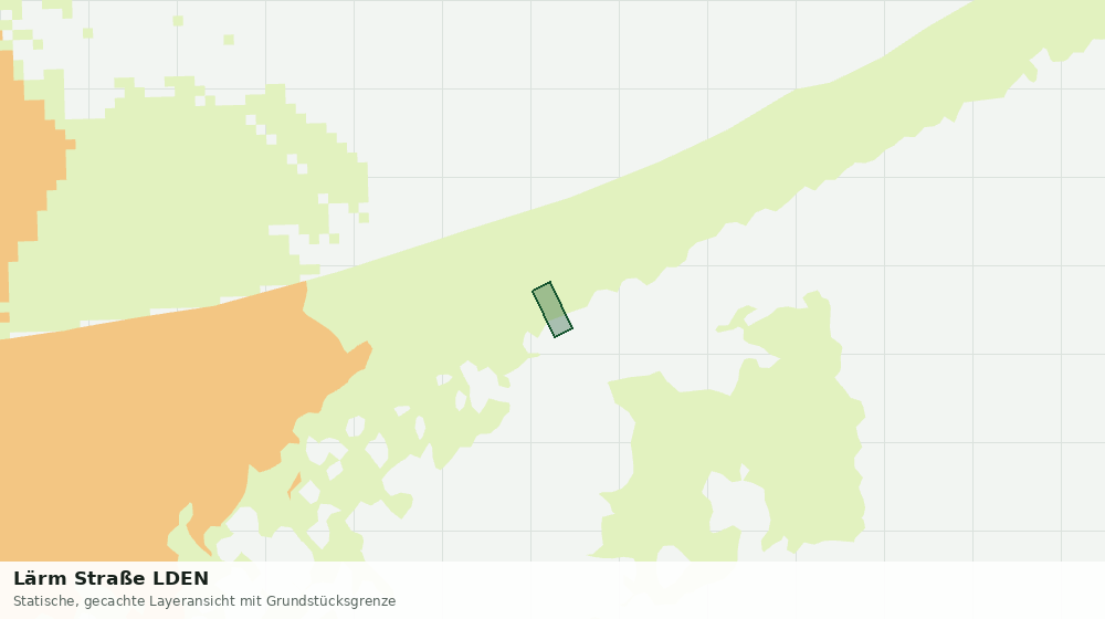 Statische Kartenansicht: Lärm Straße LDEN