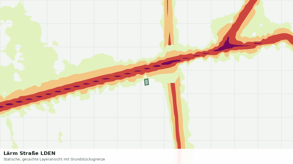 Statische Kartenansicht: Lärm Straße LDEN