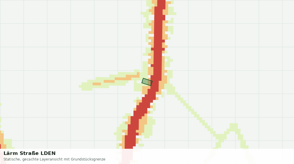Statische Kartenansicht: Lärm Straße LDEN