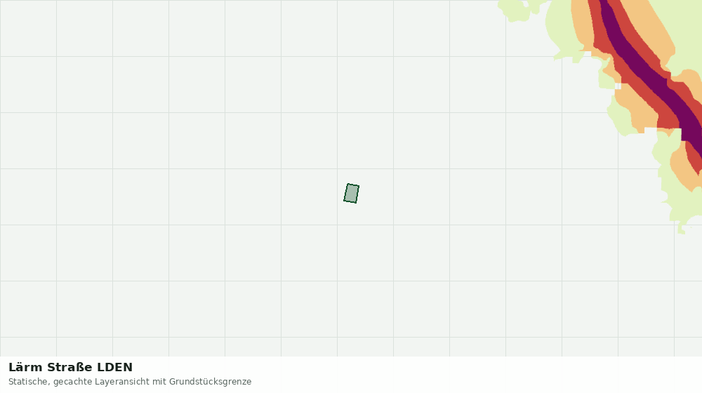 Statische Kartenansicht: Lärm Straße LDEN