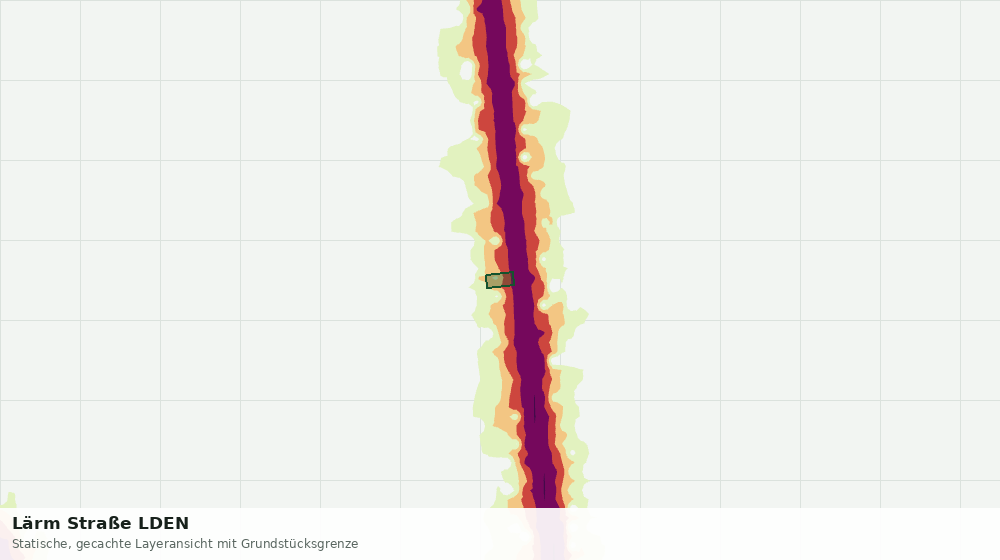 Statische Kartenansicht: Lärm Straße LDEN