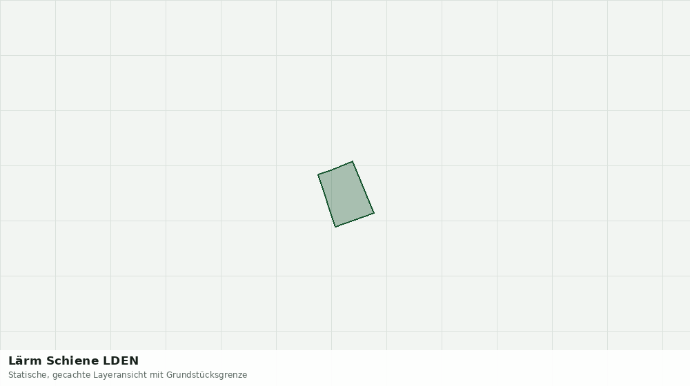 Statische Kartenansicht: Lärm Schiene LDEN