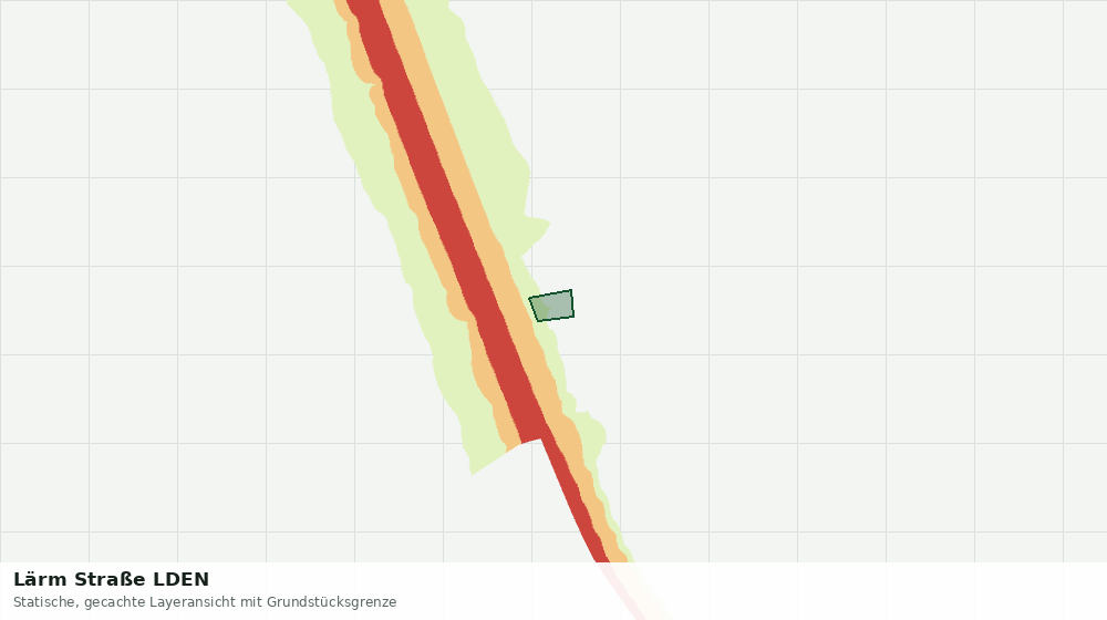 Statische Kartenansicht: Lärm Straße LDEN