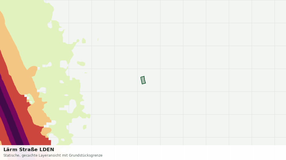 Statische Kartenansicht: Lärm Straße LDEN