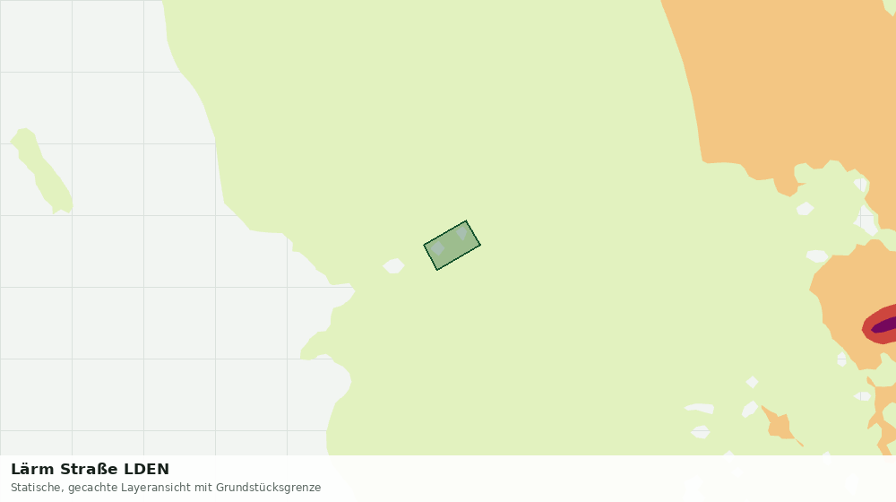 Statische Kartenansicht: Lärm Straße LDEN