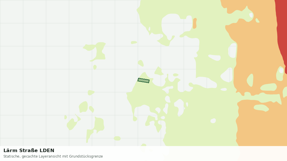 Statische Kartenansicht: Lärm Straße LDEN