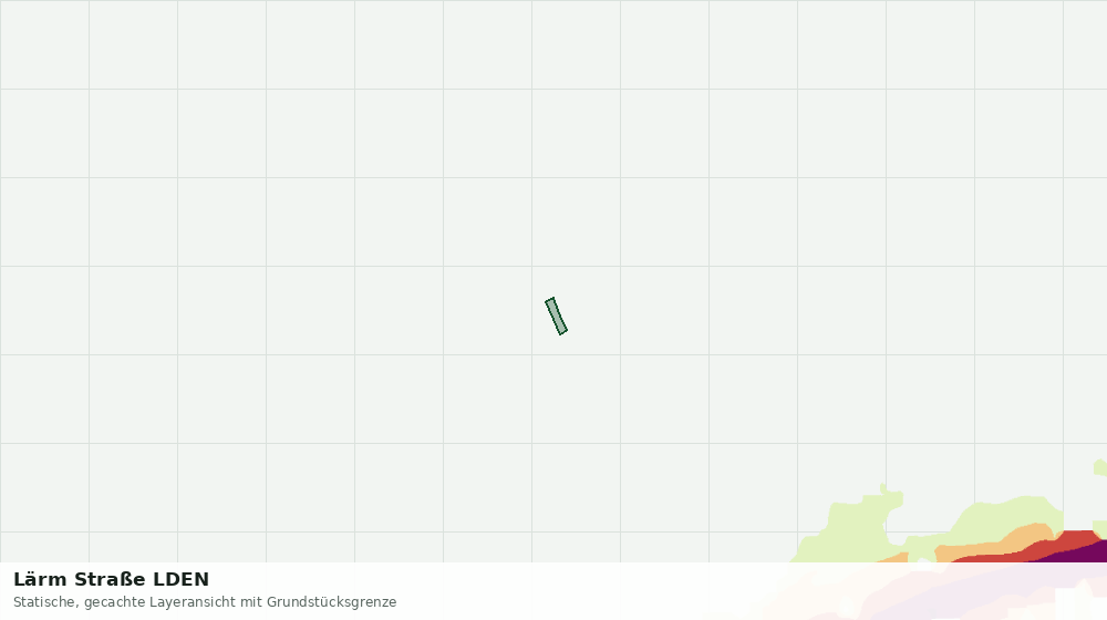 Statische Kartenansicht: Lärm Straße LDEN